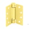 Prime-Line Door Hinge Commercial UL Adjust Self-Close, 4 in. w/ Square Corners, Satin Brass Finish 3 Pack U 1158363 - alternate 1